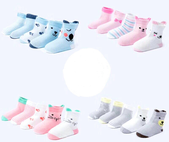 Tất lưới cao cổ cho bé (5 đôi/sét)