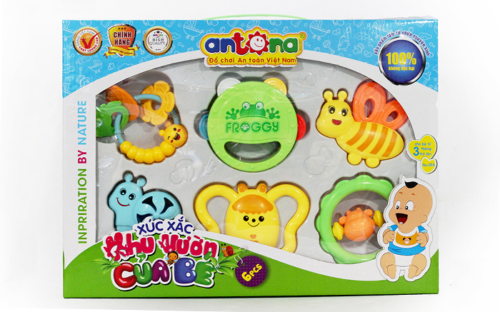 Hộp xúc xắc khu vườn của bé Antona No.074 (6pcs) 