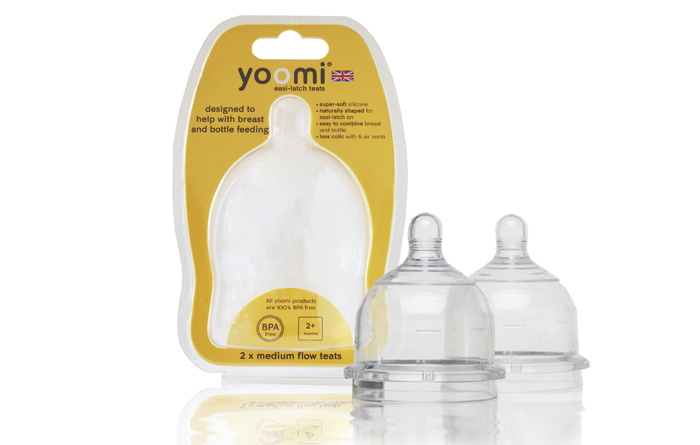 Núm ty silicone siêu mềm Yoomi (0M+)