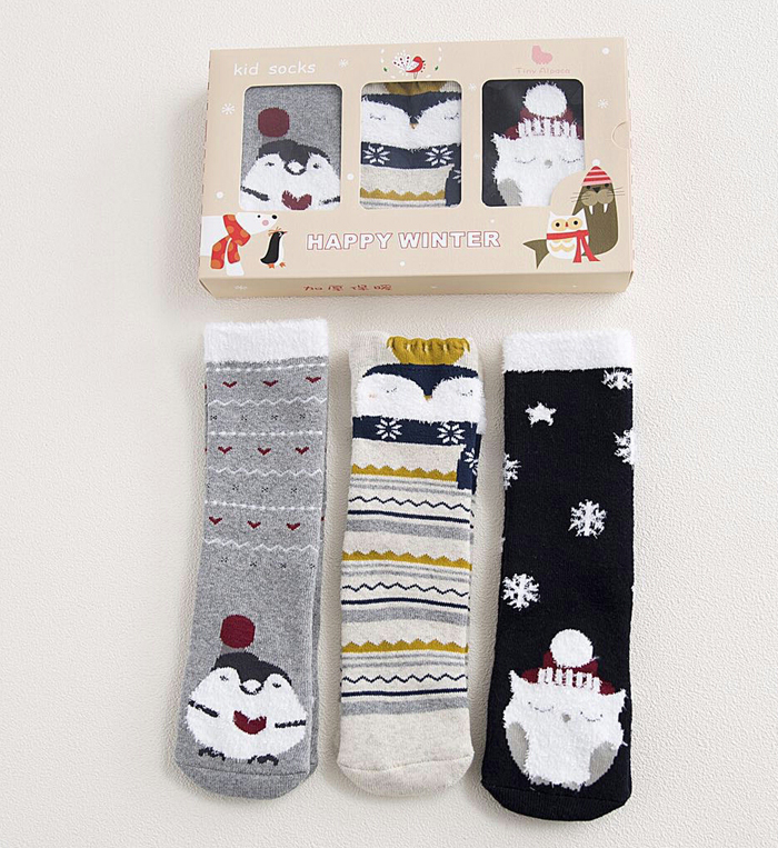 Set 3 đôi tất cao cổ cho bé (1-3T)