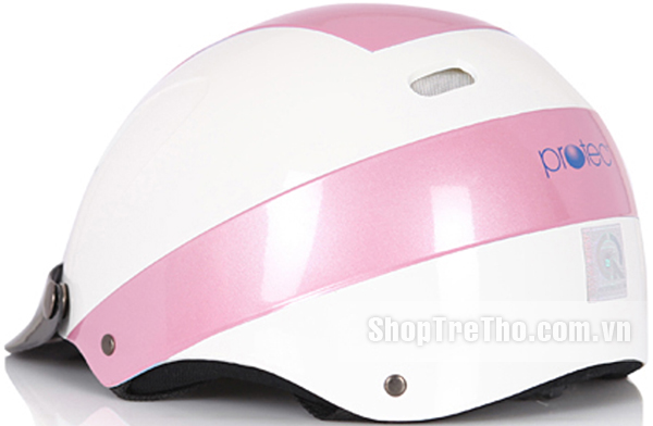 Mũ bảo hiểm Protec Disco size L màu hồng