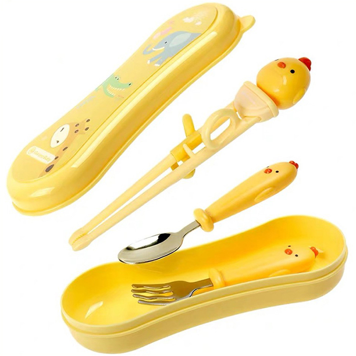 Set đũa thìa dĩa Goryeo baby