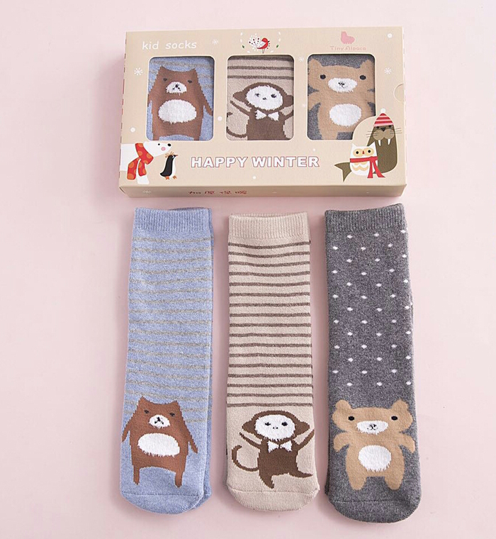 Set 3 đôi tất cao cổ cho bé (1-3T)