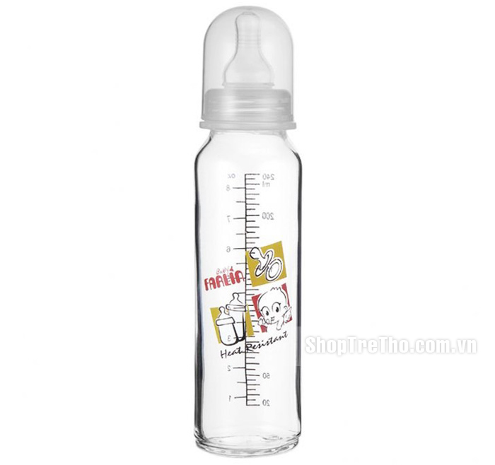 Bình sữa trẻ em Farlin thủy tinh 250ml TOP-707G