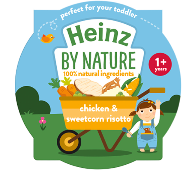 Thịt gà và bắp ngọt nghiền Heinz 230g (12M+)