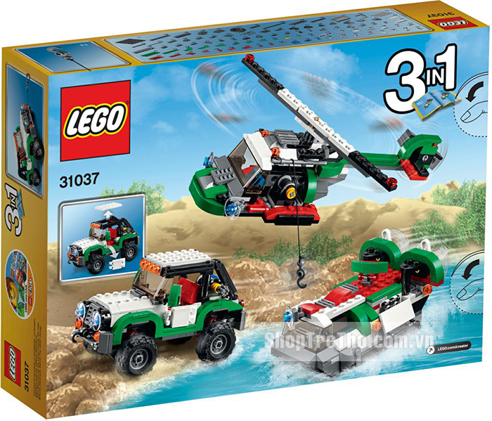 do choi LEGO Creator 31037 - co xe vuot dia hinh 3 trong 1  