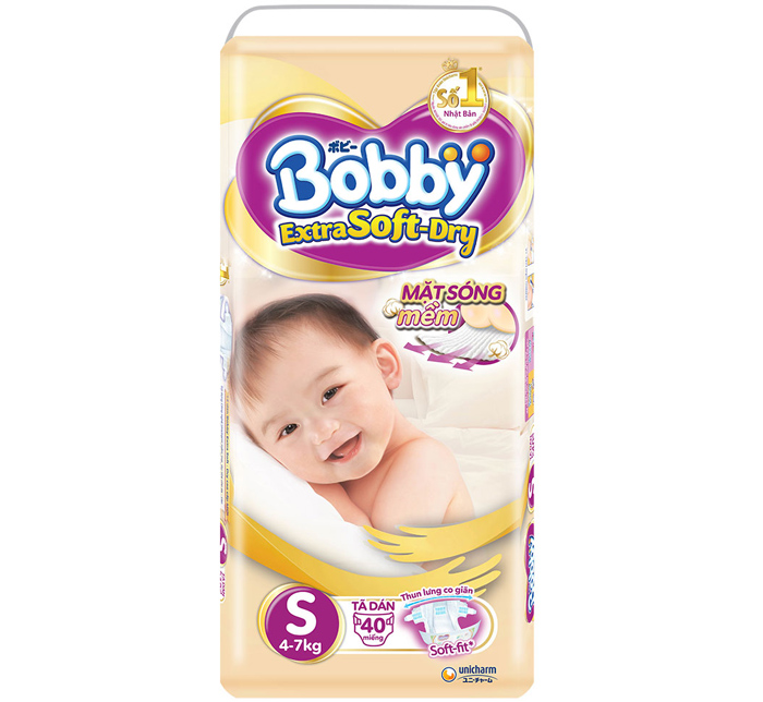 Tã dán Extra Soft Dry S40 (4-7kg)