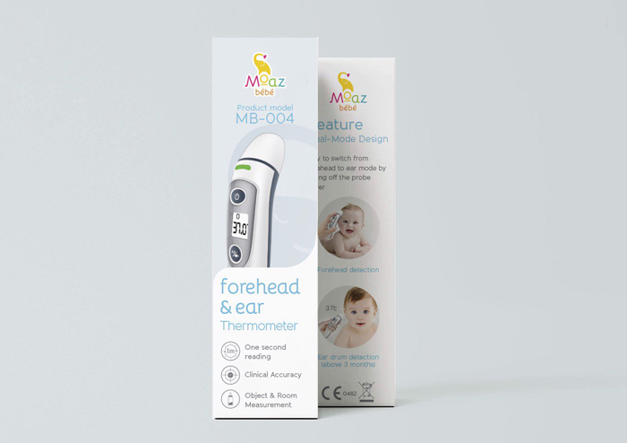 Nhiệt kế hồng ngoại Moaz Bebe MB-004