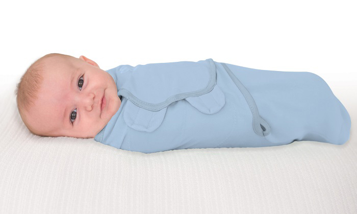 Chăn quấn Summer Infant SM54500 xanh lơ (Size L)