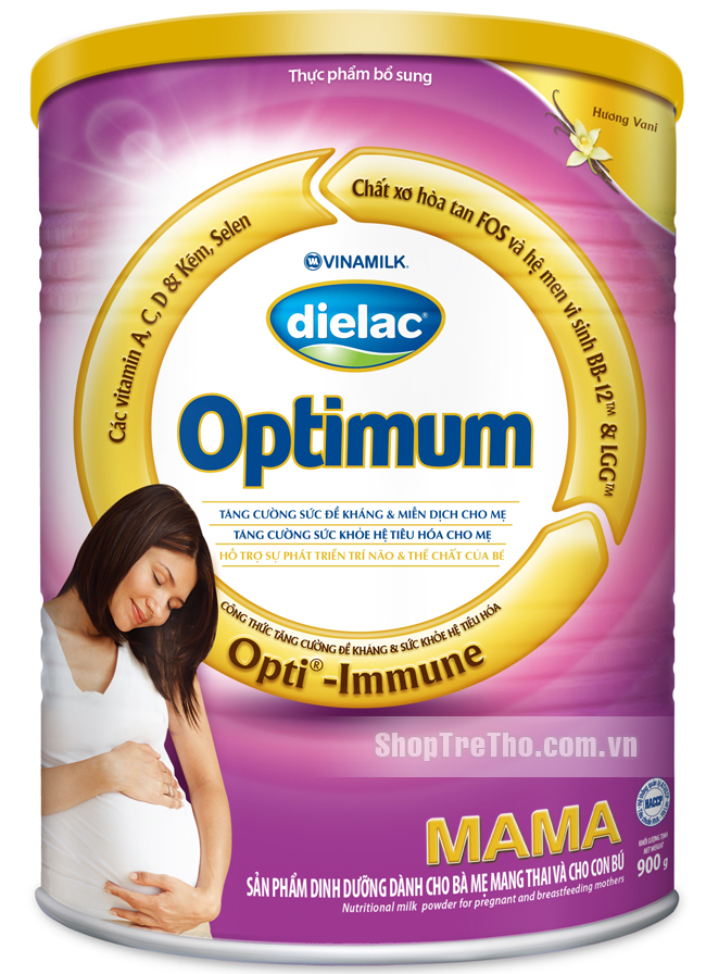 Sữa bột Optimum Mamma vị Vani - 900g