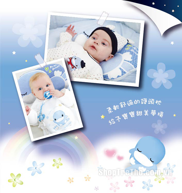 Gối sơ sinh KuKu