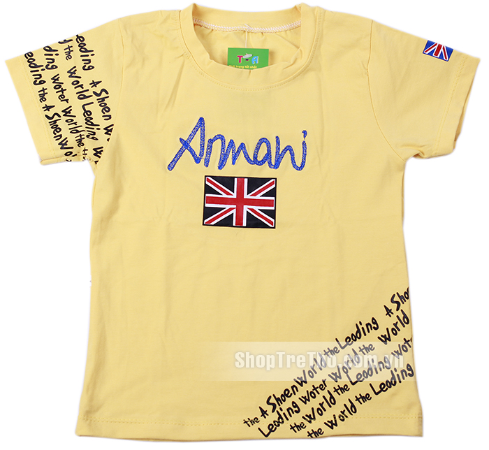 Áo Amani cộc tay bé trai