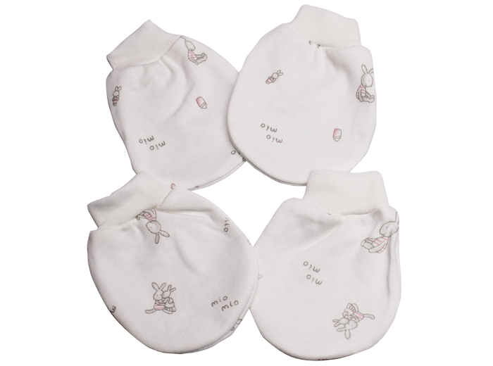Bao tay gấu bo Miomio in thỏ (loại dày)