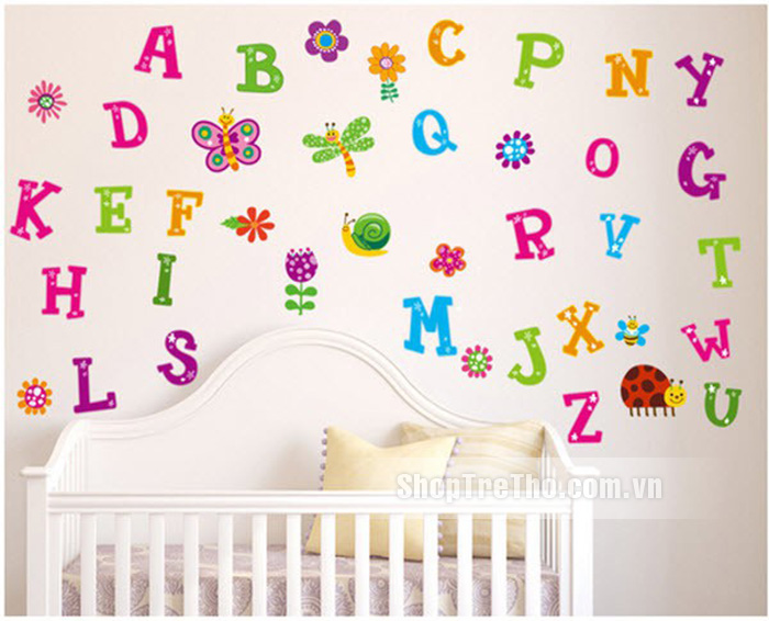 Tranh dán bảng chữ cái 02 M0035