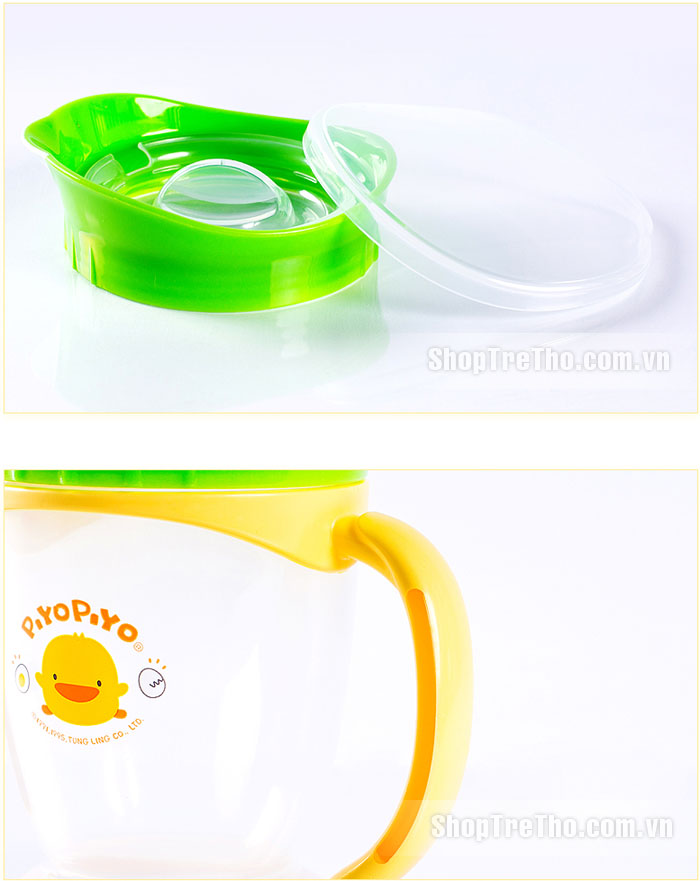 Cốc tập uống Piyo Piyo 830381 có tay cầm BPA free