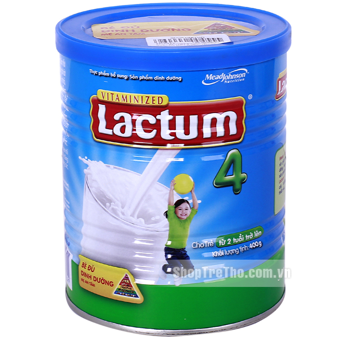 sua vitaminze lactum so 4 danh cho tre tu 2 tuoi tro len (400g) 