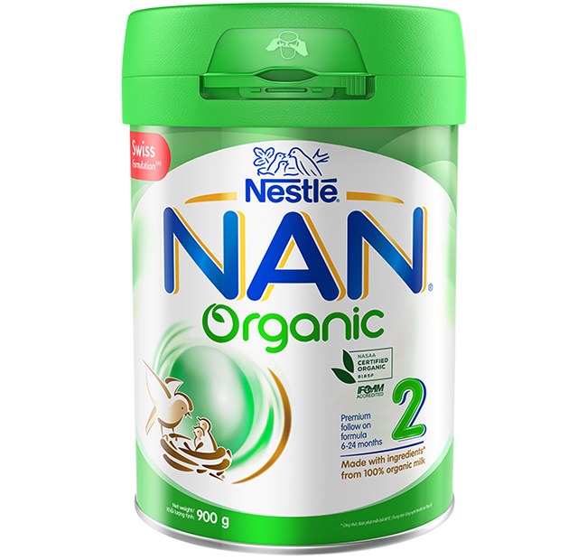Sữa NAN Organic số 2 - 900g (6-24M)