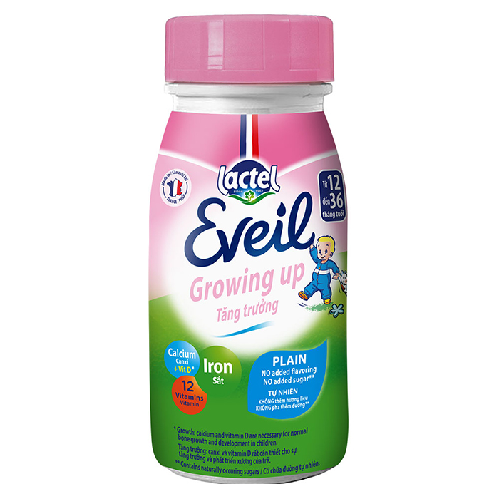 Sữa bột pha sẵn Lactel Eveil uống liền 250ml