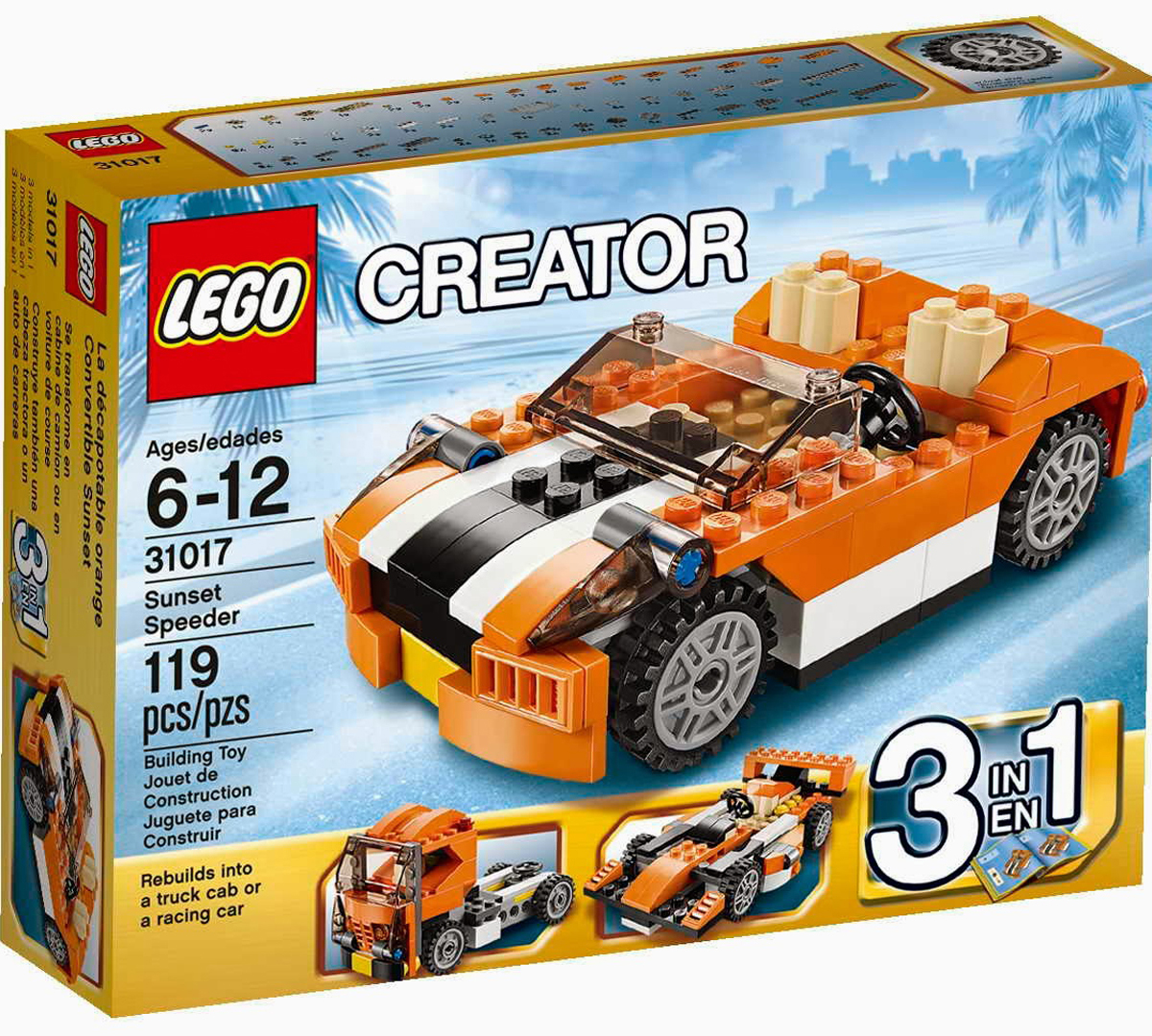 Đồ chơi Lego 31017 - Siêu Xe Hoàng Hôn