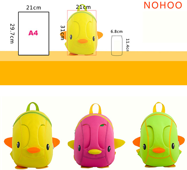 Ba lô chú vịt con Nohoo NH017