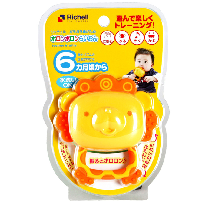 Xúc xắc gặm nướu sư tử Richell RC43660