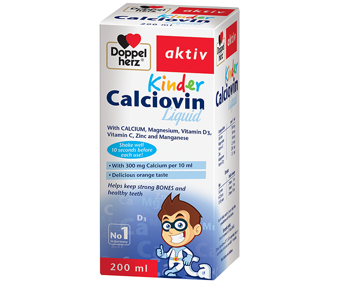 Siro canxi Doppelherz Kinder Calciovin Liquid (200ml)