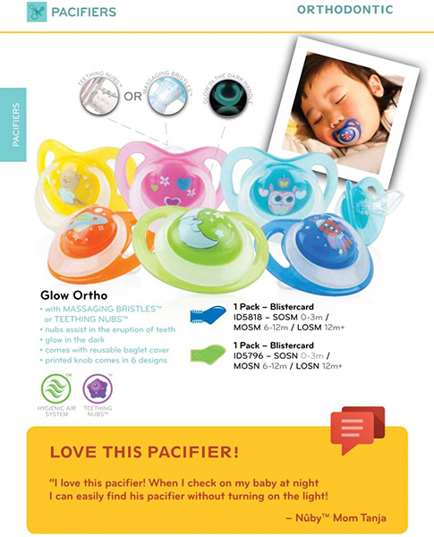 Ty ngậm Nuby Classic Ovan 5795