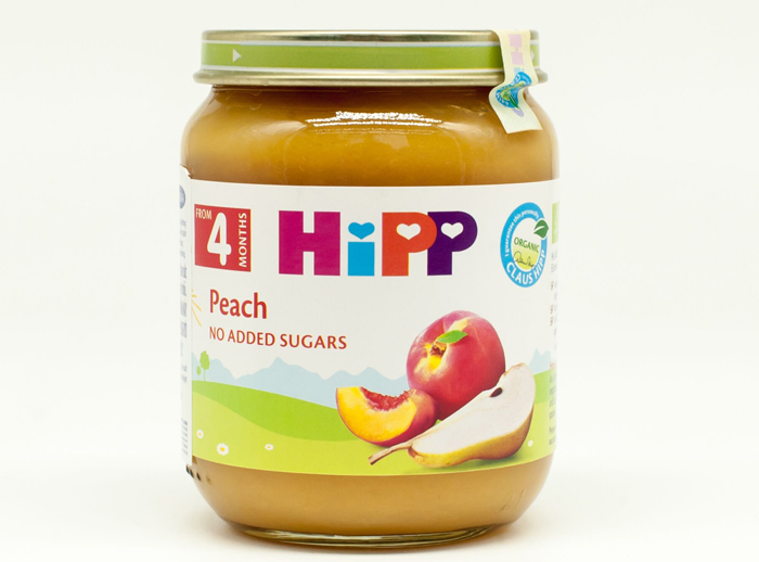 Dinh dưỡng đóng lọ HiPP đào tây (125g)