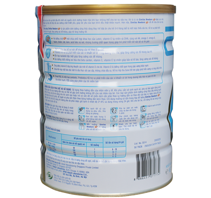 Sua Similac Newborn so 1 - 900g