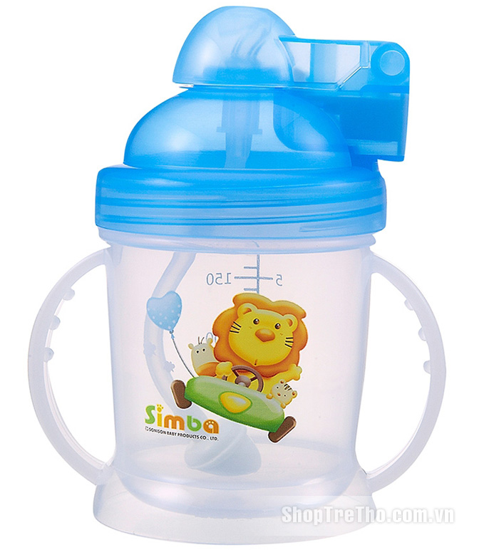 bình tập uống hút tự động 180ml simba S9924