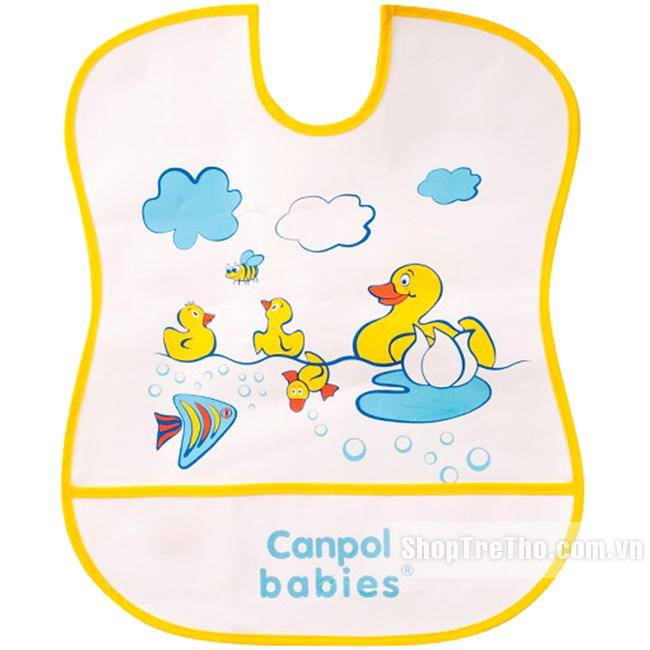 Yếm ăn Canpol nhựa mềm cho bé 2/919