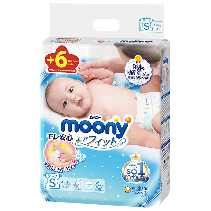 Ta - bim dan moony S84 + 6 mieng (4-8kg)