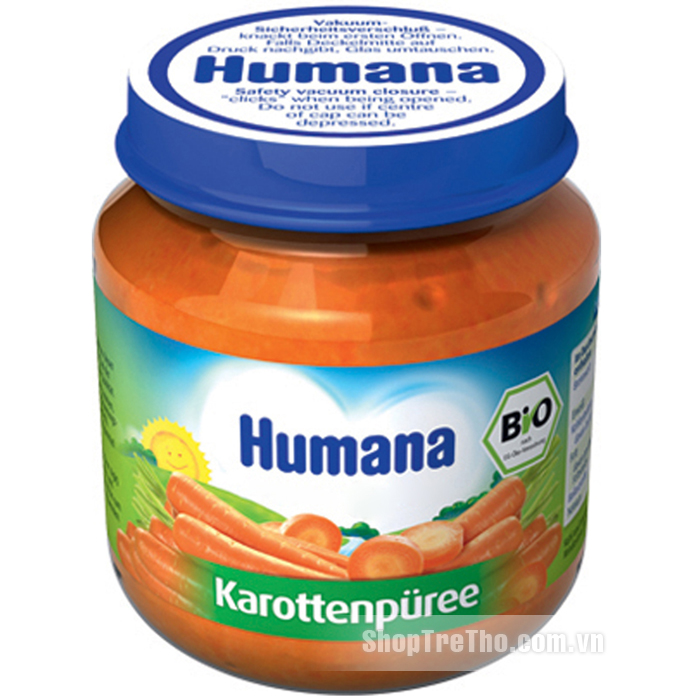 Thức ăn dinh dưỡng Humana cà rốt nguyên chất