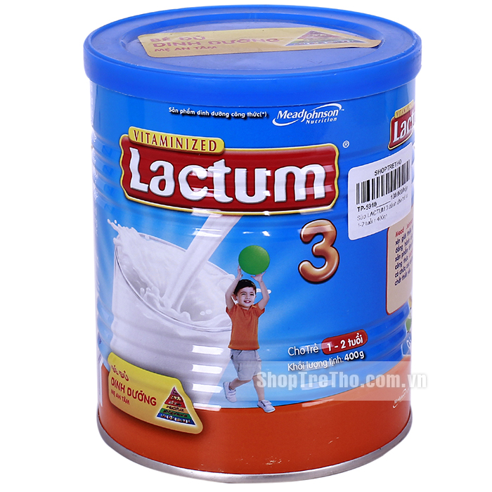 sua vitaminze Lactum so 3 danh cho tre tu 1-2 tuoi ( 400g)