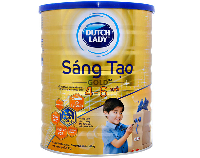 Sữa Dutch Lady Sáng Tạo Gold 1.5kg