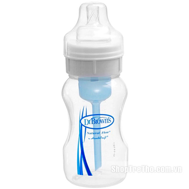 Bình sữa DrBrown's nhựa PP 300ml cổ rộng
