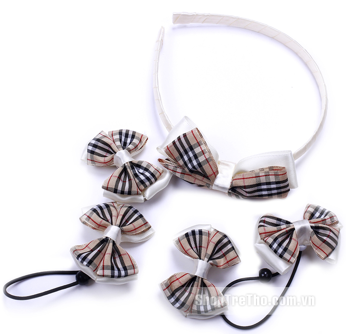 Set phu kien toc Handmade cho be nhieu mau