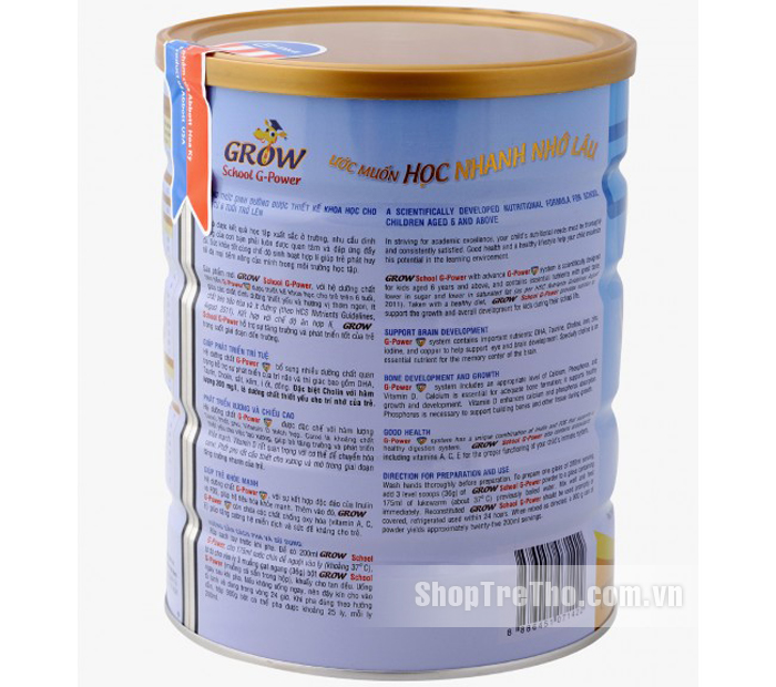 Sữa Abbott Grow G-Power Vanilla 900g