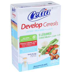 Bán Ngũ cốc dinh dưỡng Celia Develop có sữa hương vị 5 loại rau