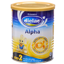 Bán Sữa bột Dielac Alpha số 2 hộp thiếc 400g