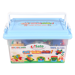 Bán Đồ chơi xếp hình con thông minh Sato14 (68 chi tiết)