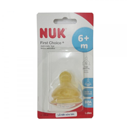 Bán Núm ty Nuk cổ rộng siêu mềm số 2 (đơn, cao su)
