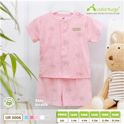 Bán Bộ quần áo cộc tay cúc giữa Petit Uala UR3006