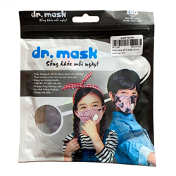 Bán Khẩu trang vải 3D trẻ em có van thở Dr. Mask (1c/túi)