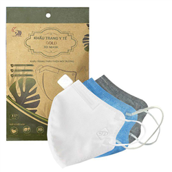 Bán Khẩu trang y tế cao cấp Gold 3D Mask Trường Dương (5c/túi)