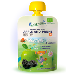Bán Dinh dưỡng trái cây Fleur Alpine Organic Táo và mận đen