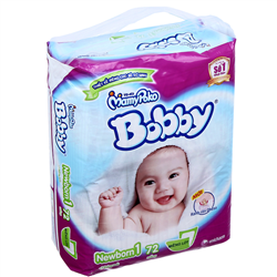 Bán Tã giấy Bobby Newborn 1 mới (72 miếng)