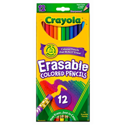 Bán Bút chì 12 màu có thể tẩy được - Crayola 684412A009
