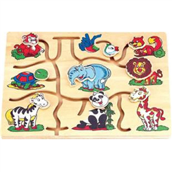 Bán Đồ chơi gỗ toptoys - Bản đồ nhận dạng thú rừng 98143