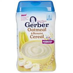 Bán Bột ăn dặm Gerber yến mạch & chuối 227g